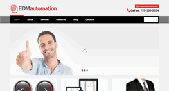 Desktop Screenshot of edmautomation.com